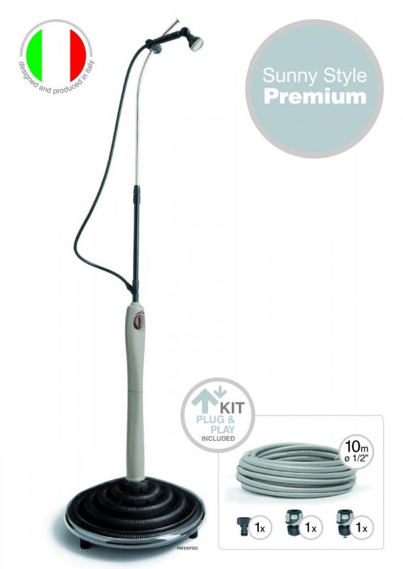 Solární sprcha Sunny Style Premium - šedá 