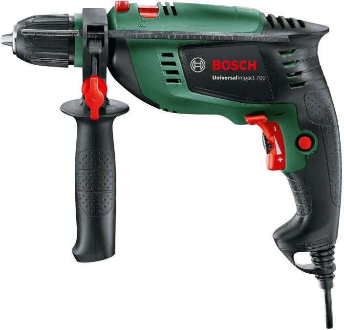 BOSCH UNIVERSALIMPACT 700 příklepová vrtačka 701W, zelená