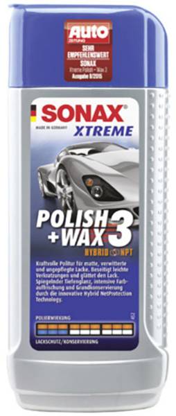 Sonax Xtreme Polish & Wax 3 NanoPro 202100 vosk na auto 250 ml