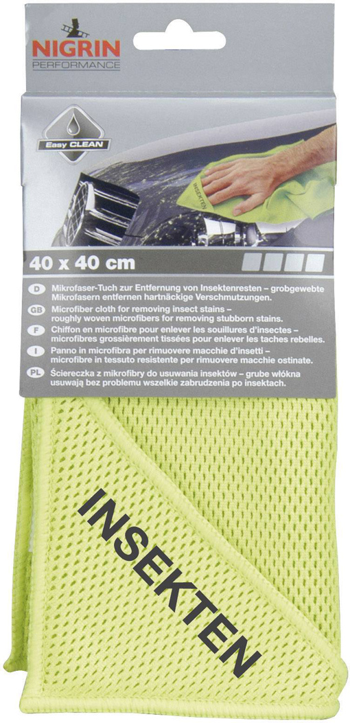 Utěrka z mikrovlákna pro odstranění hmyzu Nigrin 71502 1 ks (d x š) 40 cm x 40 cm