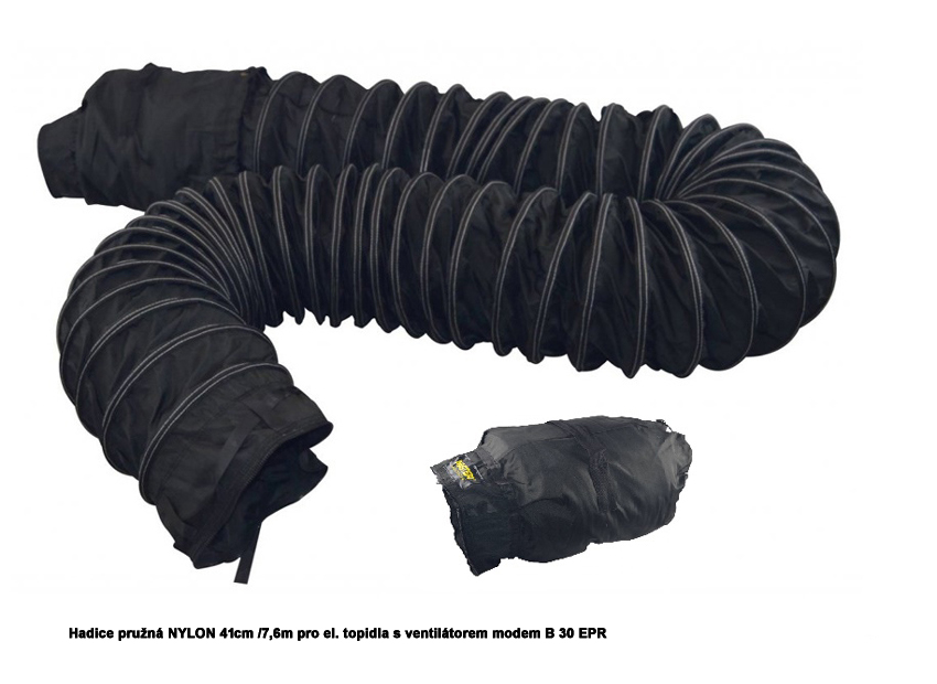 Hadice pružná NYLON 41cm / 7,6m pro topidlo Master B 30 EPR 